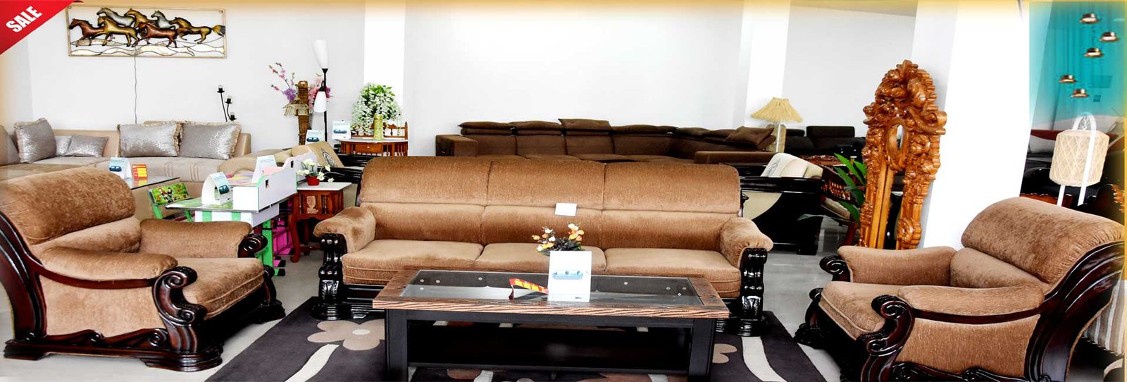 Sofa Set — Showroom Floor (2) at Sadashiv Furniture Mall, Patna