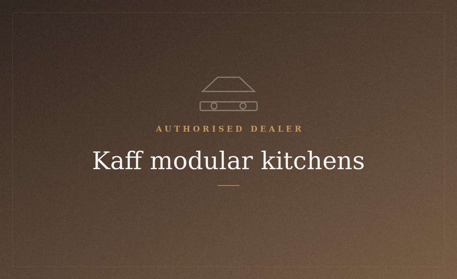 Kaff modular kitchen with chimney and hob