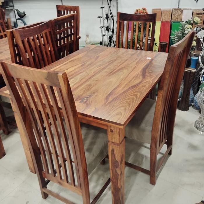 6-Seater Dining Set — Solid Wood — Furniture Mall, R.P.S. More, Bailey Road, Patna