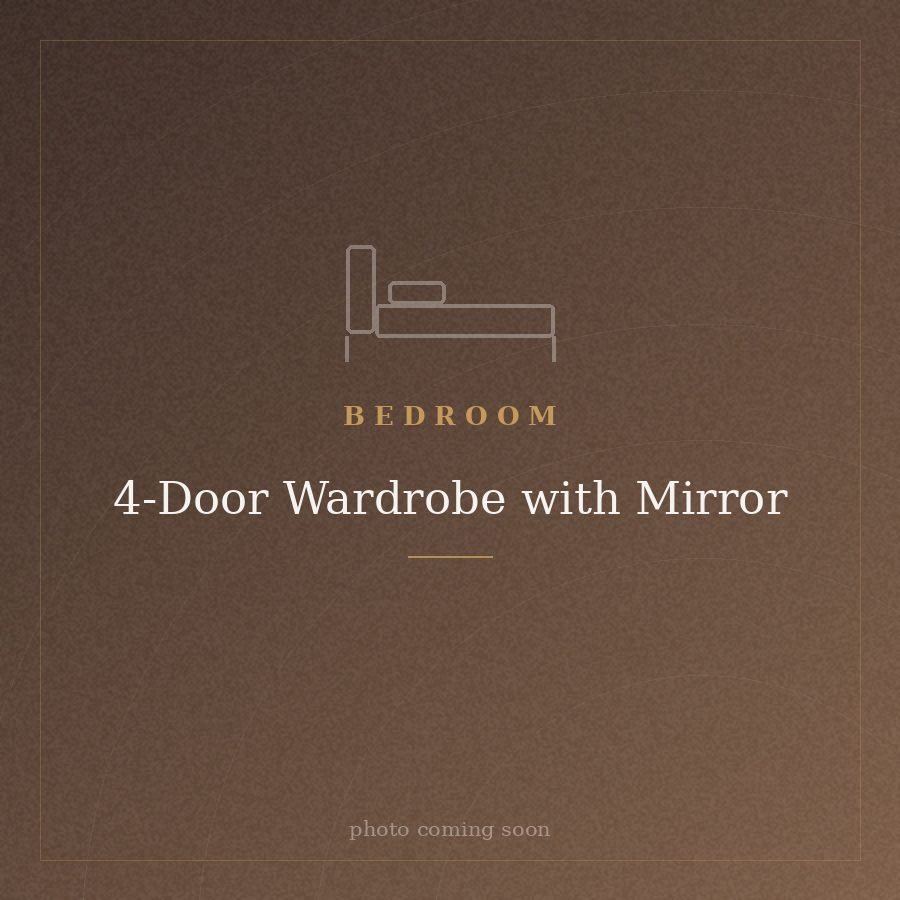 4-Door Wardrobe with Mirror at Sadashiv Furniture Mall, Patna