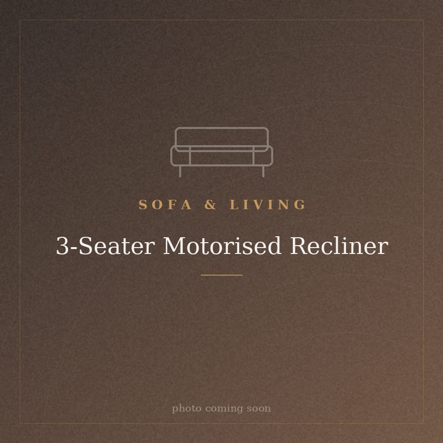 3-Seater Motorised Recliner at Sadashiv Furniture Mall, Patna